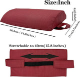 Zero Gravity Chair Set of 2 Replacement Pillow Headrest with Elastic Band - Photo 7