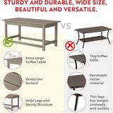 Costaelm Adirondack Conversation Table, HDPE Outdoor Drink Weather Resistant - Photo 6