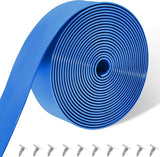 Vinyl Straps for Patio Chair Repair Kit 2'' Wide 10 Ft Long Replacement Straps + 10 Free Rivets for Outdoor Lawn - Photo 1