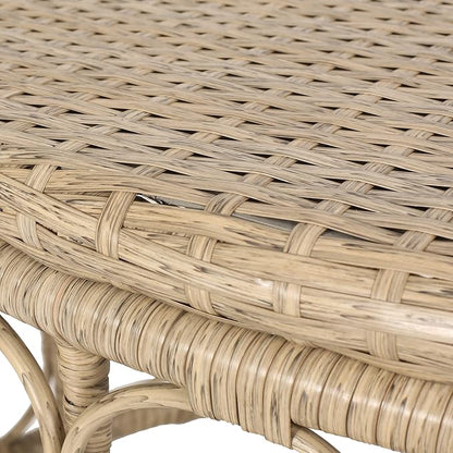 Christopher Knight Home Bruce Outdoor Coffee Table - Wicker - Light Brown