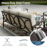 RoyalCraft Outdoor Patio Furniture Set, 7 Seats Outdoor Patio Set with 4" Thick Cushion - Photo 5