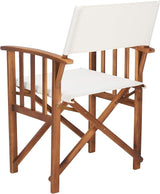 SAFAVIEH Outdoor Laguna Natural and Beige Director Chair (Set of 2) - Photo 8