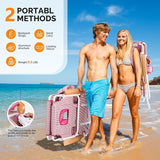 Bonnlo Deluxe 3-in-1 Beach Chair, Tanning Chair with Face Hole, Sunbathing Lounge Chair Outdoor, Adjustable Footrest - Photo 5