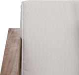 SAFAVIEH Outdoor Patio Furniture Collection - Napoli Brown & Cream Solid Wood Bench Convertible Daybed with Cushions - Photo 7
