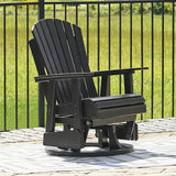 Signature Design by Ashley Hyland Wave Modern Outdoor Swivel Glider Chair, Gentle Gliding Motion - Photo 2