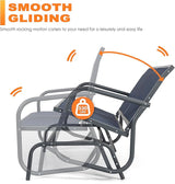 NUU GARDEN 2 Person Outdoor Glider Bench Patio Glider - Photo 6