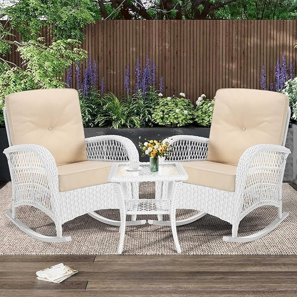 MEETWARM 3 Pieces Patio Conversation Set - Photo 1