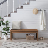 Psilvam 2-Person Outdoor Poly Lumber Patio Backless Bench, Fade-Resistant & Odor-Free Poly Lumber Patio Furniture - Photo 2