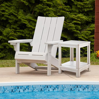 Keter Modern Adirondack Chair - White