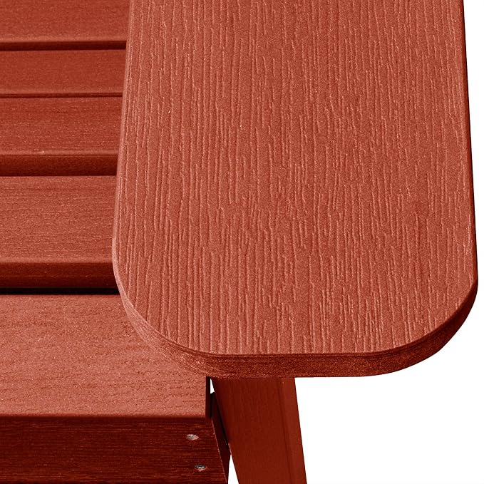 Elk Outdoors The Essential Adirondack Chair, Rustic Red