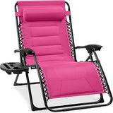 Best Choice Products Oversized Padded Zero Gravity Chair, Folding Outdoor Patio Recliner - Photo 1