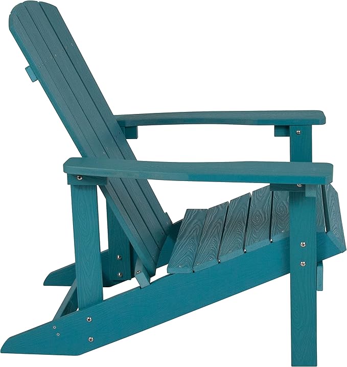 Flash Furniture Charlestown Commercial Grade Indoor/Outdoor Adirondack Chair - Photo 8
