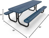 COATEDOUTDOORFURNITURE Heavy-Duty Portable Outdoor Picnic Table - Photo 2