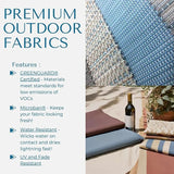 Vivere Set of 2 Aluminum Outdoor Chaise Lounge Chairs, Urban Sun Adjustable Reclining Patio Loungers - Photo 8