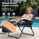 PHI VILLA XXL Oversized Padded Zero Gravity Chair, Foldable Patio Recliner - Photo 9