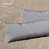 Aqua Outdoors in-Pool Chaise Set - Two Chaises - Two Headrest Pillows and One in Pool Side Table - for ledges up to 9" - Photo 6