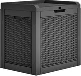 YITAHOME 32 Gallon Outdoor Storage Box, Water Resistant Resin Deck Box - Photo 7