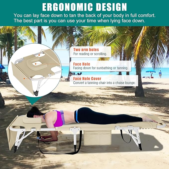 DoCred Folding Lounge Chair with Mattress - Photo 3