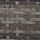 SAFAVIEH Outdoor Collection Cam Grey Brown Wicker/White Cushion Adjustable Chaise Lounge Chair, Black/Beige (PAT7501C) - Photo 8