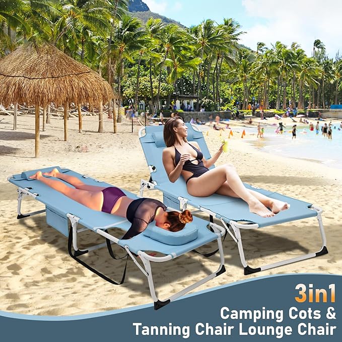 DoCred Folding Lounge Chair with Mattress - Photo 4