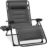 Best Choice Products Oversized Padded Zero Gravity Chair, Folding Outdoor Patio Recliner - Photo 1