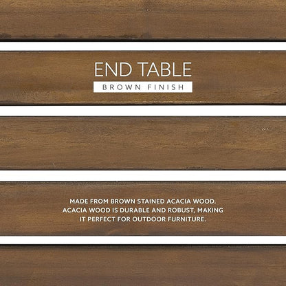 Linon Adirondack End, Teak Table,