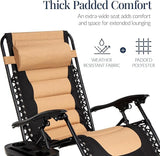 Best Choice Products Oversized Padded Zero Gravity Chair, Folding Outdoor Patio Recliner - Photo 4