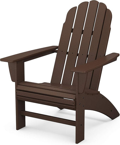 POLYWOOD® Vineyard Curveback Adirondack Chair in Mahogany