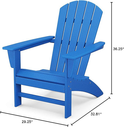 POLYWOOD Nautical Adirondack Chair
