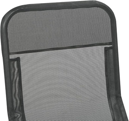 2 Pack Folding Outdoor Chaise Lounge Anthracite Textilene Modern Adjustable Backrest 23.6x55.9x38.2 in Lightweight Steel Frame for Poolside Garden Balcony Beach