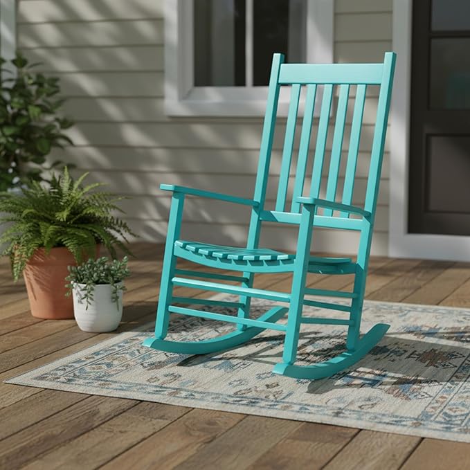 Shine Company Vermont Porch Rockers – Aruba (Set of 2)