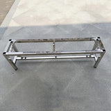 Outdoor Patio Bench, 304 Stainless Steel Outdoor Garden Bench, 660 Lbs Load-Bearing Capacity, for Patio, Park - Photo 2