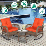 VIVIJASON 3-Piece Outdoor Conversation Bistro Set - Photo 5
