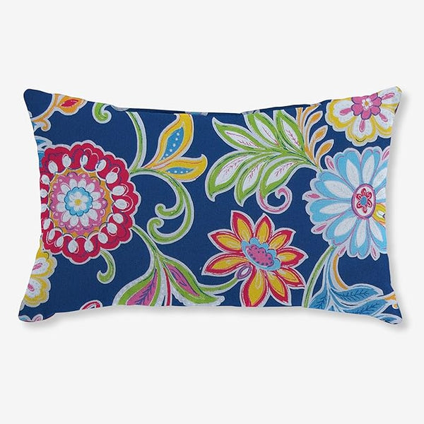 BrylaneHome Lumbar Pillow - 20" L x 13" W - Patio & Outdoor - Water, Stain & Fade Resistant - Granada - Photo 1