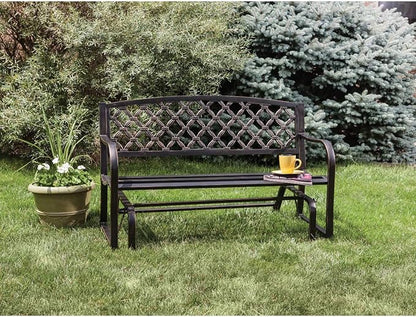DO IT BEST GS SXL-SG131F Outdoor Expressions Steel Glider Bench