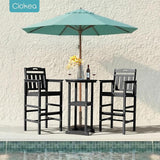 Ciokea 3-Pcs Bistro Table and Chairs - Photo 8