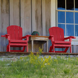 YEFU Adirondack Chair, Oversized Plastic Adirondack Chairs Folding Outdoor Chairs with Cup Holder - Photo 5