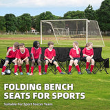 G GOOD GAIN Portable Soccer Bench - Team Bench Soccer 8 Seats with Bag, Sideline Folding Bench - Photo 7