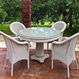 Dulles Glass 27 inch Round Glass Table Top - Tempered - 1/2" Thick Glass Surface, Safe Beveled Edge - Photo 5