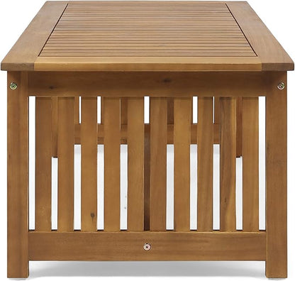 Christopher Knight Home Grace Outdoor Acacia Wood Coffee Table, Brown Patina Finish