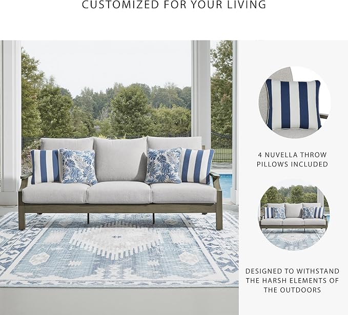 Signature Design by Ashley Rainier Ranch Casual Nuvella Weather Resistant Fabric - Photo 5