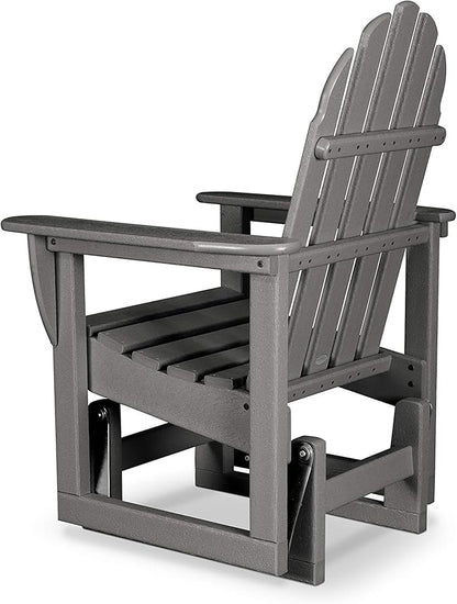 POLYWOOD® Classic Adirondack Glider, Slate Grey