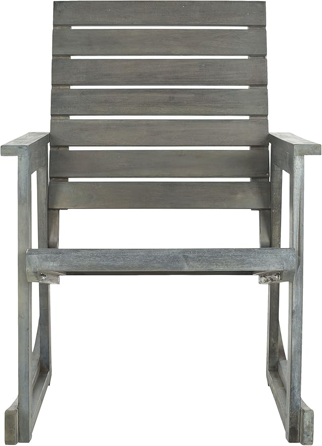 SAFAVIEH Outdoor Collection Alexei Ash Grey Rocking Chair