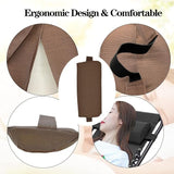 Ostlttyn Zero Gravity Chair Replacement Pillow Headrest with Elastic Band - Photo 2