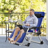 Slsy Zero Gravity Chair, Reclining Lounge Chair with Removable Cushion & Tray for Indoor and Outdoor - Photo 4