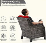 3 Piece Patio Furniture Set, 2-Seater Loveseat and 2 Chairs - Photo 5