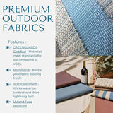 Vivere Set of 2 Aluminum Outdoor Chaise Lounge Chairs, Urban Sun Adjustable Reclining Patio Loungers - Photo 7