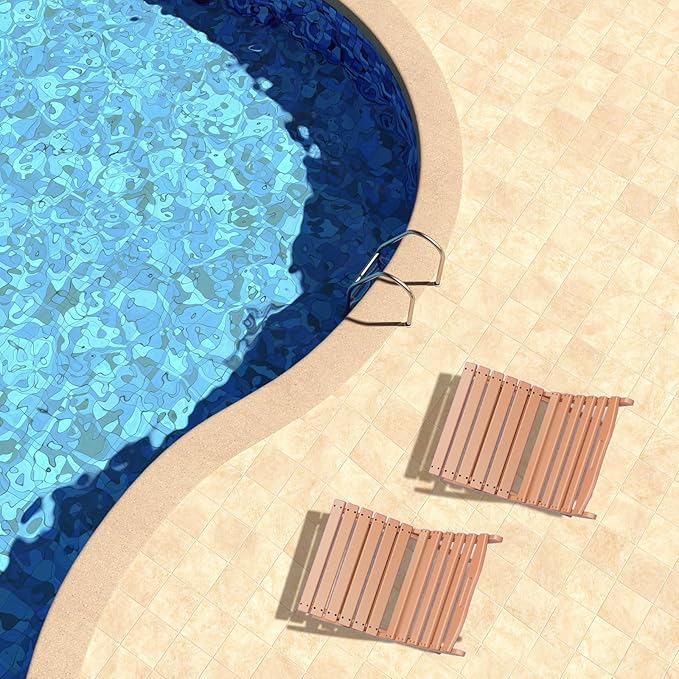 GREENVINES Folding-Xavier-Chairs Set of 4 | Wave | Portable Adirondack-Chair | HDPE Plastic | All Weather Fire-Pit Chair - Photo 6