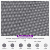 PURPLE LEAF 6-Piece Patio Chaise Lounge Outdoor Pool Lounge Chairs with Adjustable Backrest and Side Tables Aluminum - Photo 6