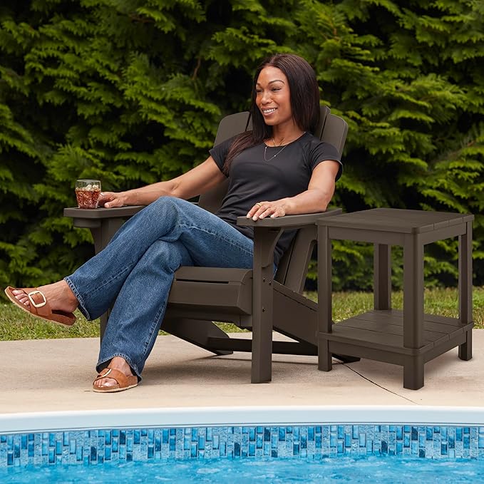 Keter Kiawah Adirondack Chair - Brown